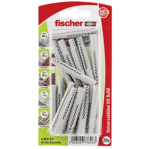 Algopix Similar Product 3 - Fischer 77846 6 x 50 mm UX K Universal
