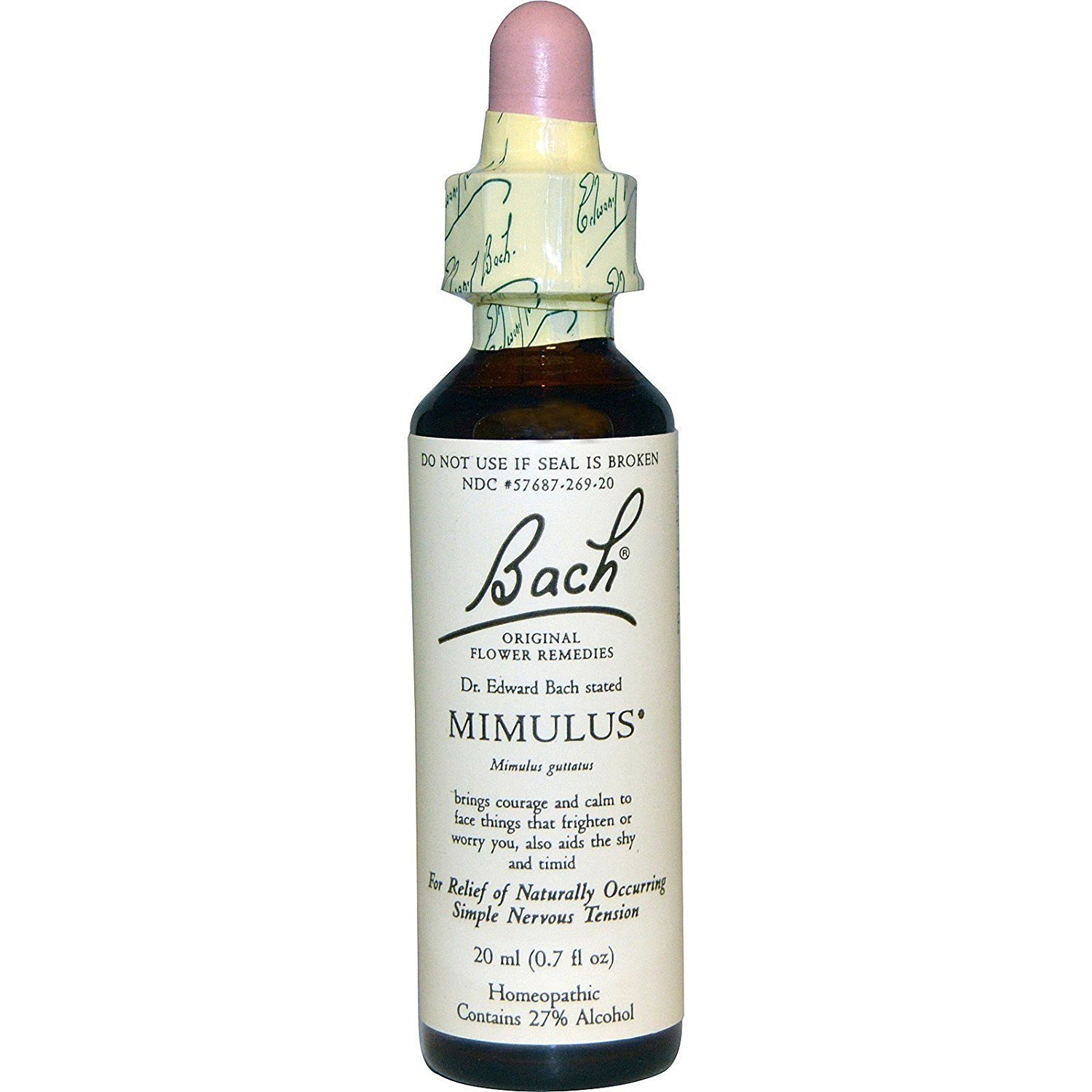 Algopix Similar Product 1 - Bach Flower Remedies  Mimulus 20