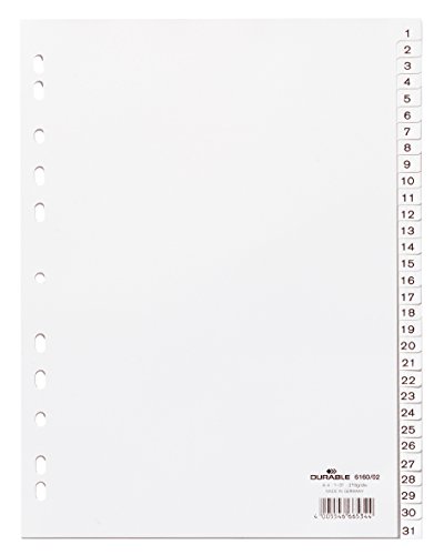 Algopix Similar Product 5 - Durable 616002 Index Dividers A4