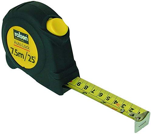 Algopix Similar Product 2 - Rolson 50567 Tape Measure, 7.5 M x 25mm