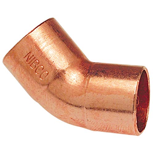 Algopix Similar Product 3 - NIBCO 606 1 C x C 45 Elbow Wrot