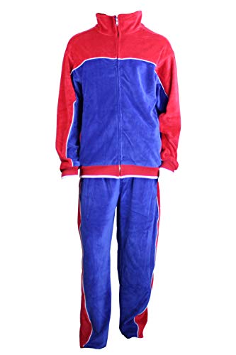 Algopix Similar Product 14 - Statesman Velour Tracksuit (Large)