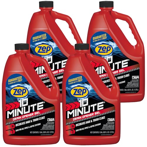 Algopix Similar Product 14 - Zep 10 Minute Drain Opener Gel 1 Gallon