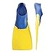 Algopix Similar Product 12 - FINIS Long Floating Fins  BlueYellow