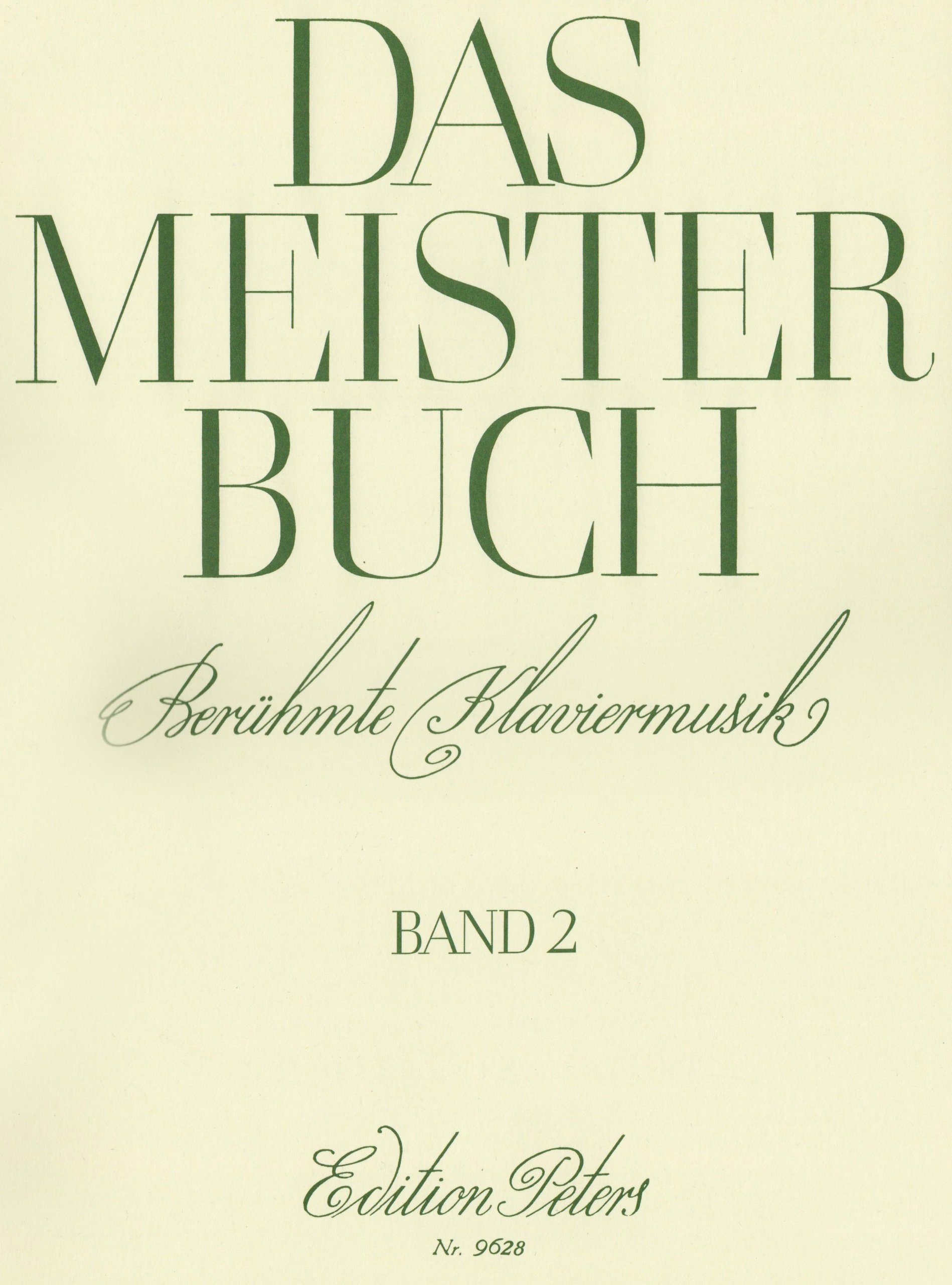 Algopix Similar Product 20 - MEISTERBUCH 2 BERUHMTE KLAVIER