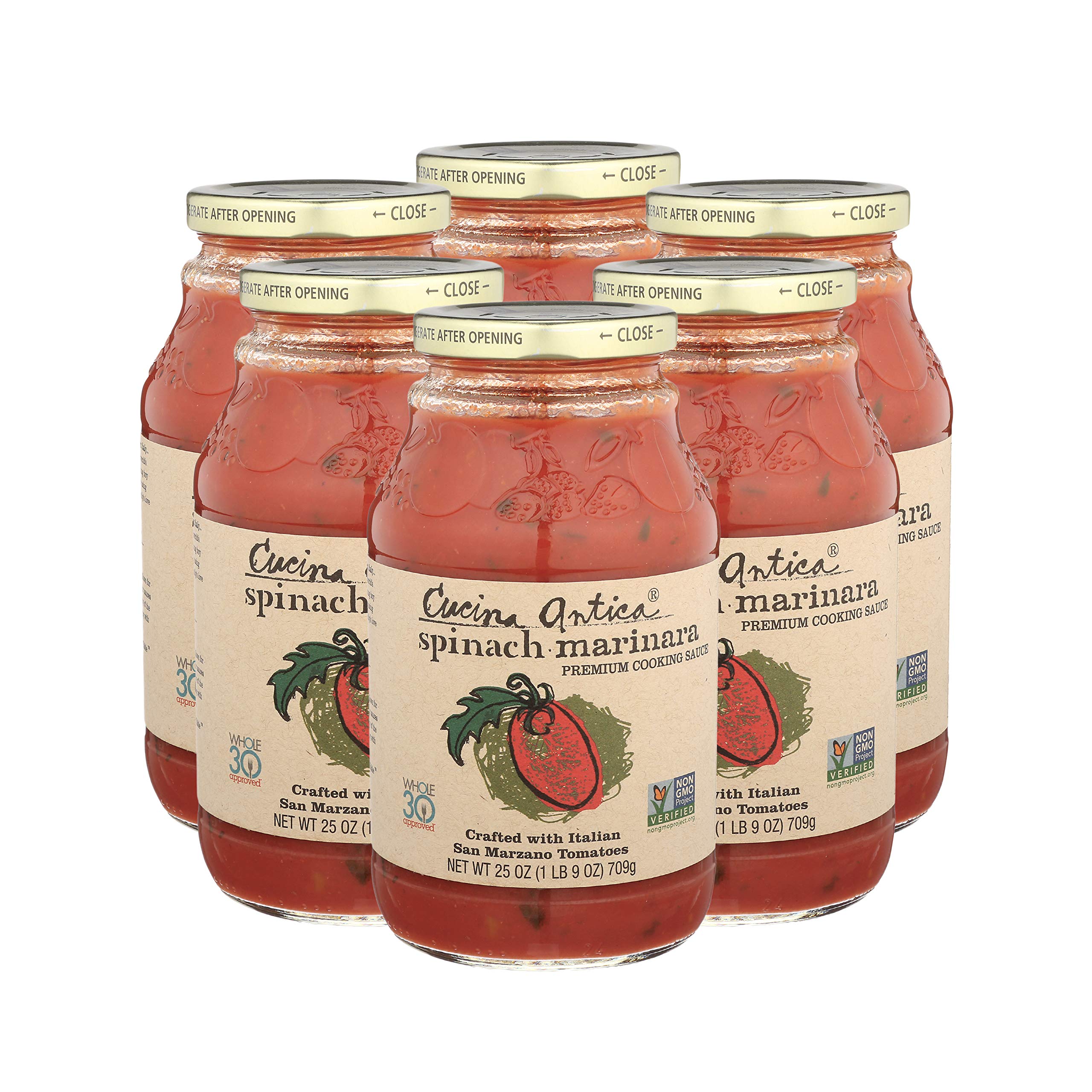 Algopix Similar Product 10 - Cucina Antica  Spinach Marinara Pasta
