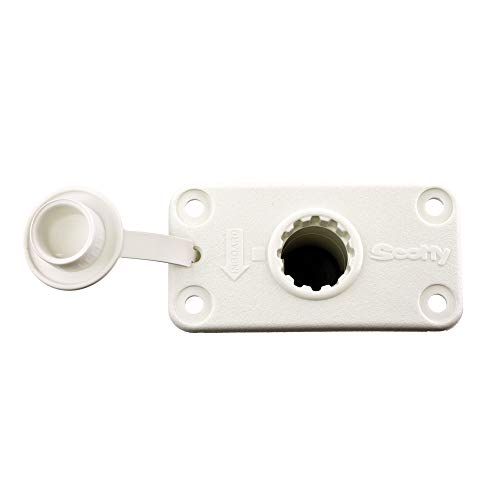 Algopix Similar Product 3 - Scotty 244WH Flush Deck Mount w Rain