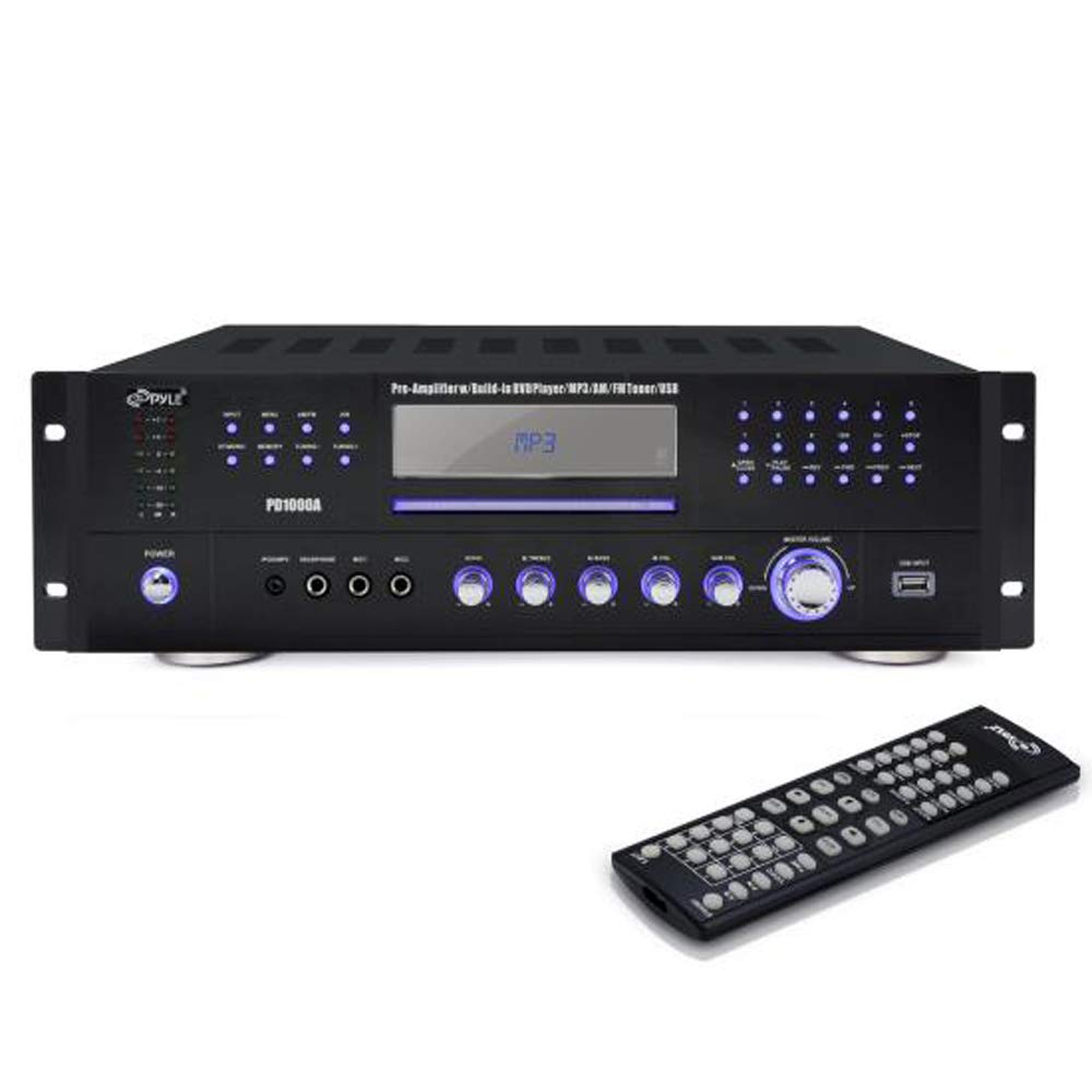Algopix Similar Product 15 - Pyle Home 4 Channel Pre Amplifier