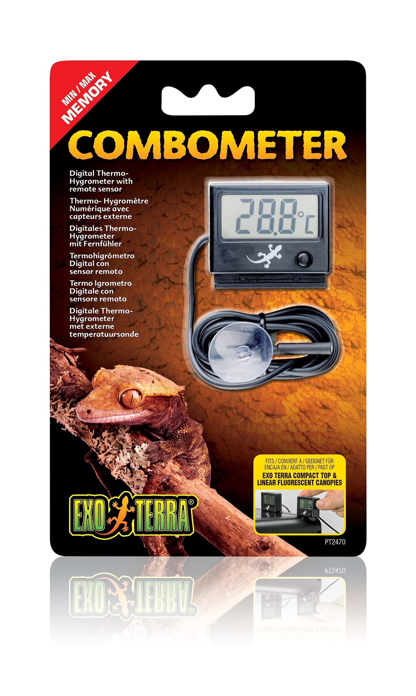 Algopix Similar Product 15 - Exo Terra LED ReptOMeter Digital