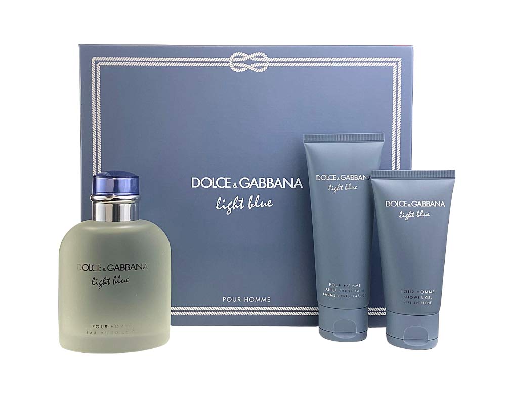 Algopix Similar Product 10 - Light Blue Cologne for Men 3pc Set Eau