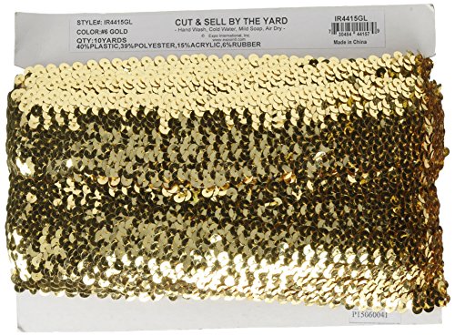 Algopix Similar Product 2 - EXPO Stretch Sequin Trim 134 Wide 10