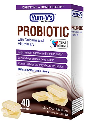 Algopix Similar Product 19 - YumVs Probiotic w Calcium and Vitamin