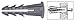 Algopix Similar Product 14 - CRL 14 Plastic Screw Anchor with