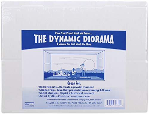 Algopix Similar Product 12 - Flipside Cardboard Diorama 15-1/2x6-1/2"
