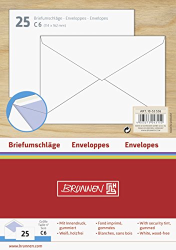 Algopix Similar Product 18 - Baier  Schneider Envelope C6 162 x