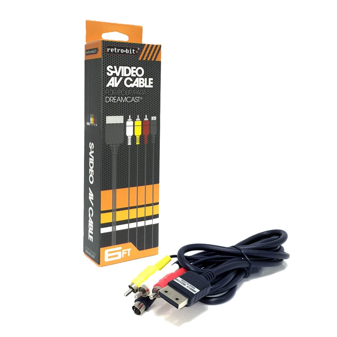 Algopix Similar Product 4 - Dreamcast Retro Bit S-AV Cable