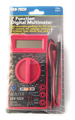 Algopix Similar Product 12 - CenTech Digital Amp Ohm Volt Meter Ac
