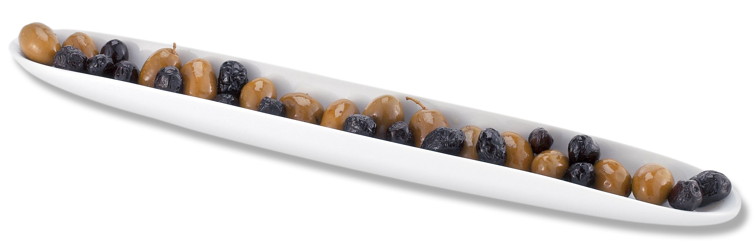 Algopix Similar Product 3 - HIC Porcelain Olive Tray, 15.75-inch