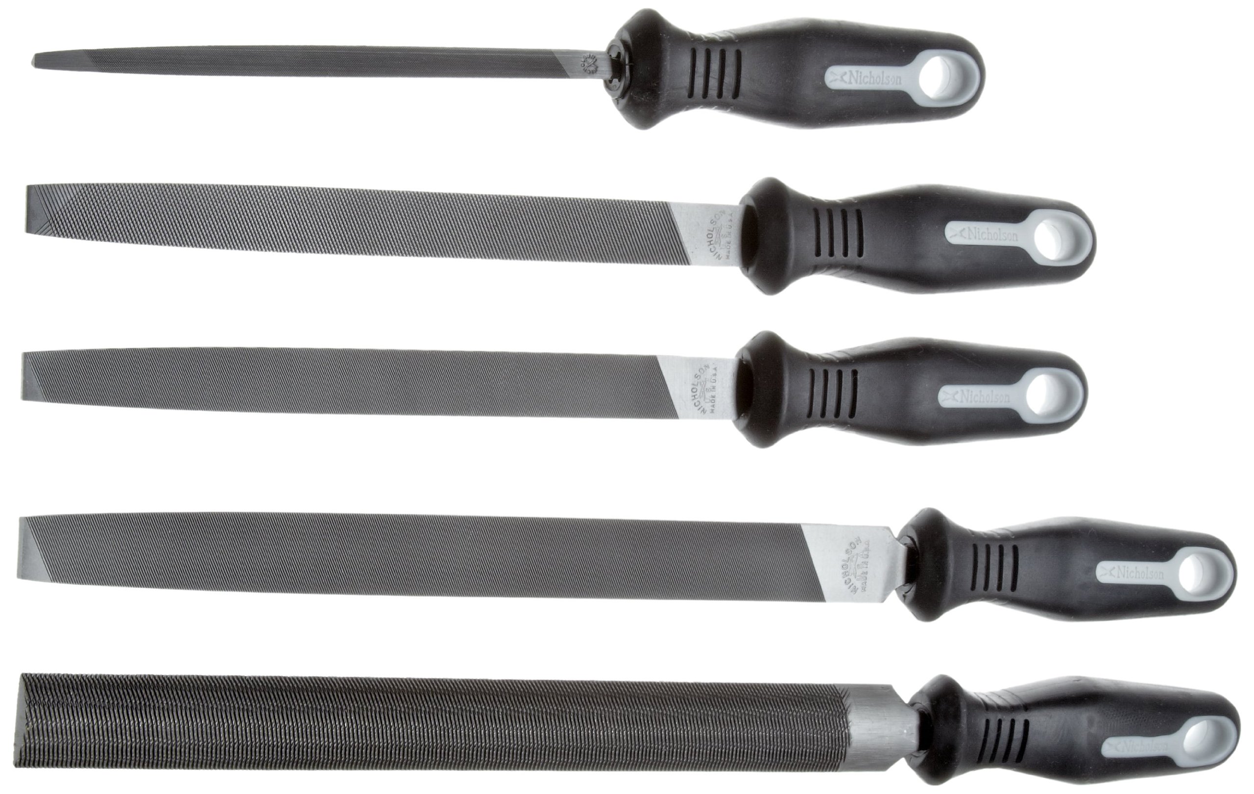 Algopix Similar Product 10 - Nicholson 22040HNN 5 Piece Hand File