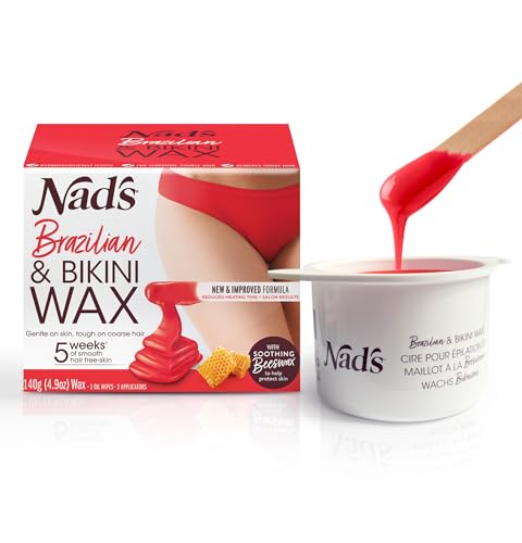 Algopix Similar Product 13 - Nads Brazilan  Bikini Wax Kit Hair