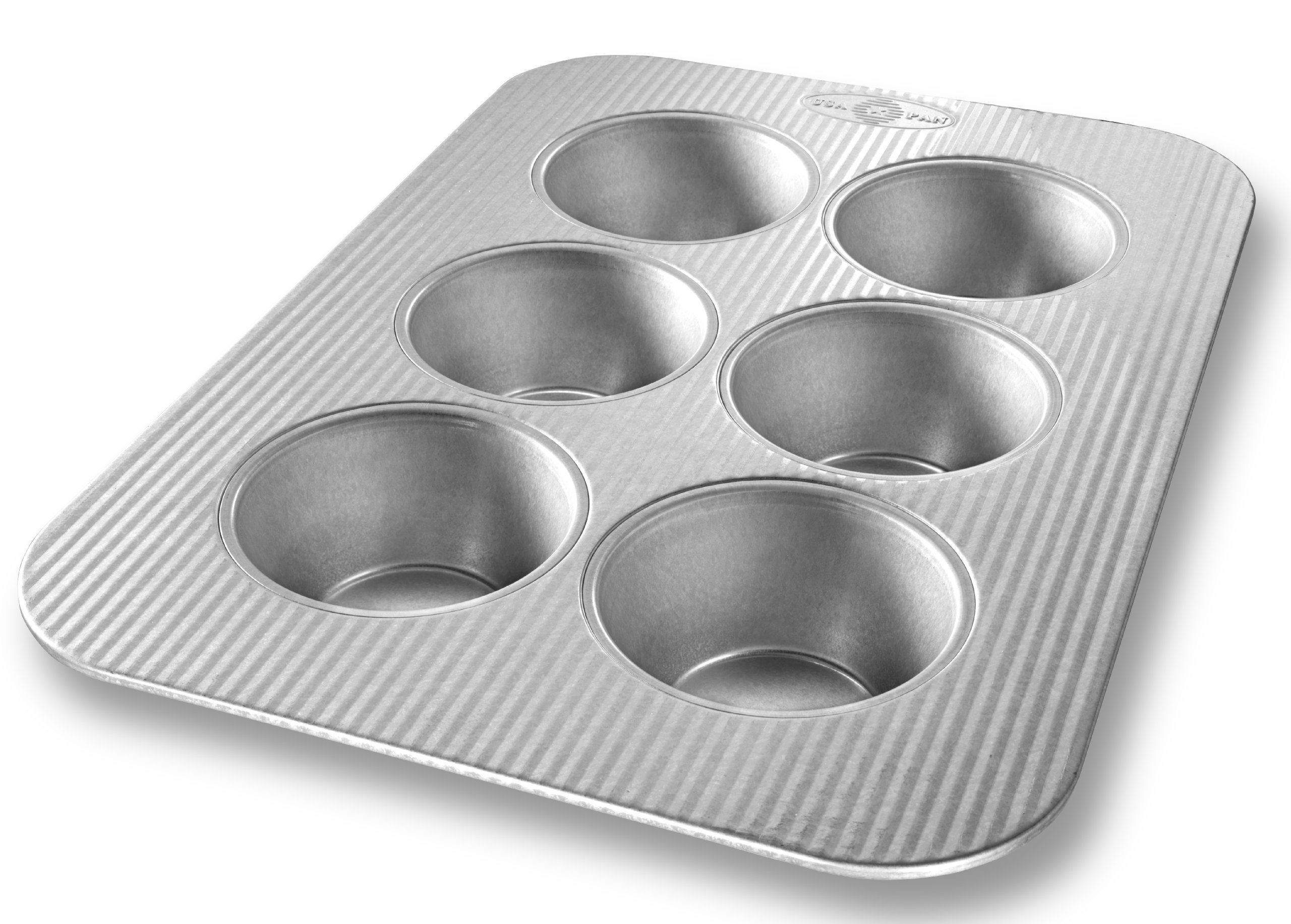Algopix Similar Product 1 - USA Pan Jumbo Texas Muffin Pan 6 Well