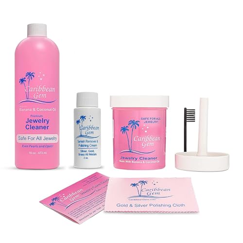 Algopix Similar Product 7 - Caribbean Gem Jewelry Cleaner 16oz 