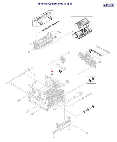 Algopix Similar Product 10 - HP RU50332000CN 19tooth gear White