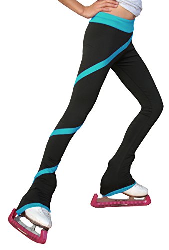 Algopix Similar Product 10 - ChloeNoel Figure Skating Spiral Pants