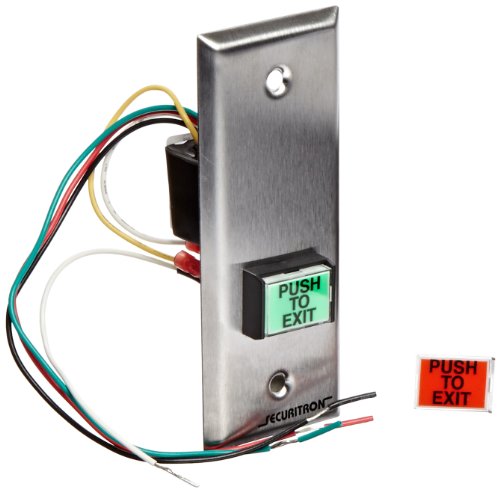 Algopix Similar Product 17 - Securitron Exit Push Button (EEB3N)