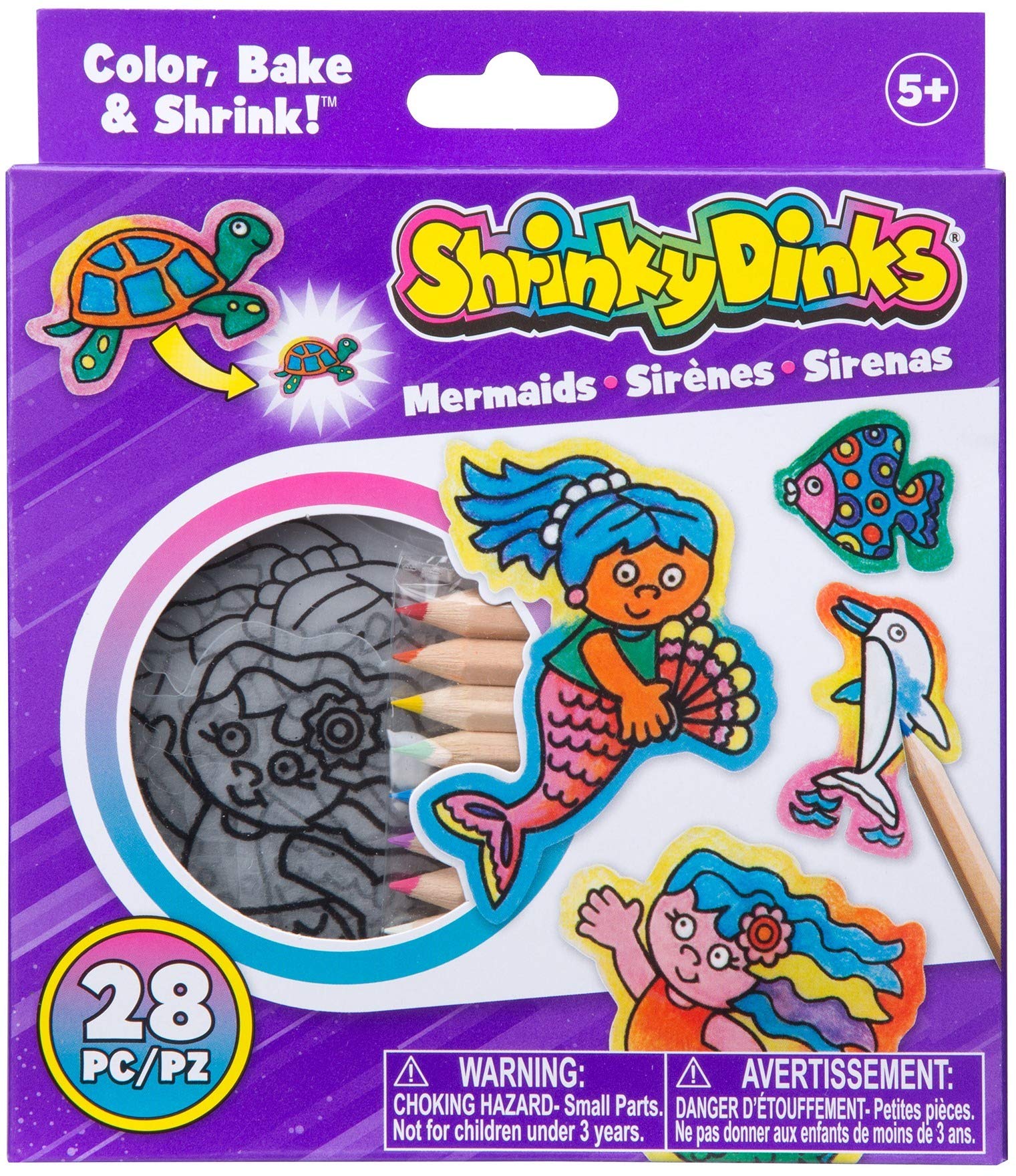 Algopix Similar Product 17 - Shrinky Dinks Minis Mermaids Kids Art