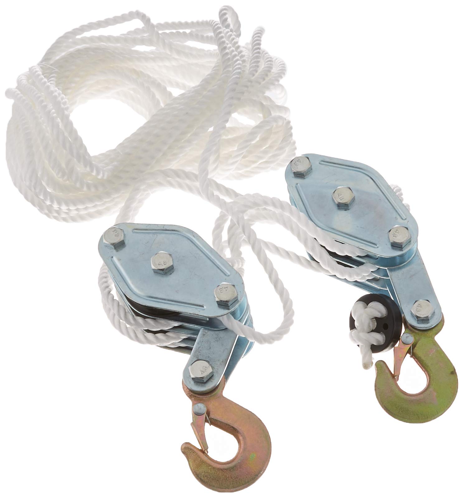 Algopix Similar Product 1 - 2 Ton Rope Hoist Pulley Wheel Block and