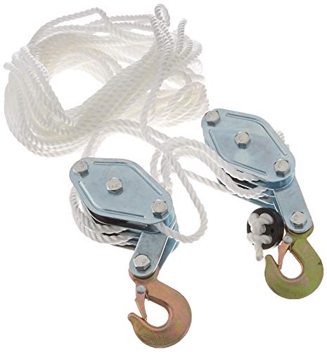 Algopix Similar Product 3 - 2 Ton Rope Hoist Pulley Wheel Block and