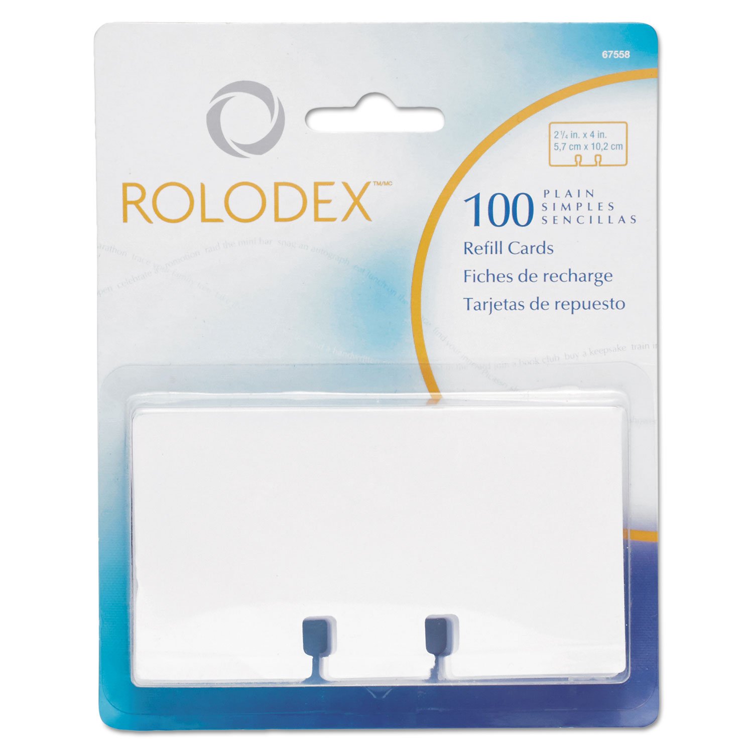 Algopix Similar Product 2 - Rolodex Card File Refills Unruled 2