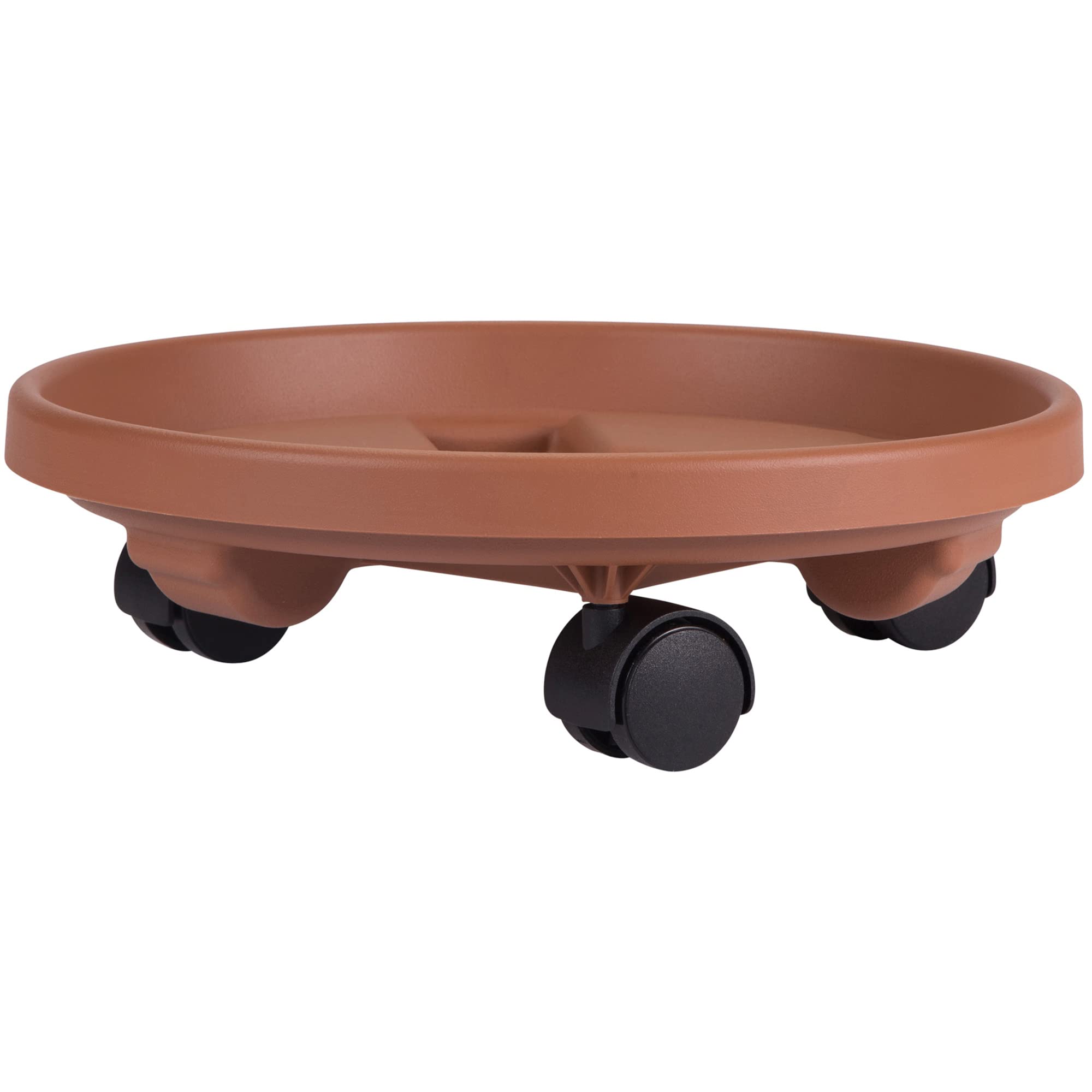 Algopix Similar Product 8 - Bloem Round Planter Caddy with Wheels