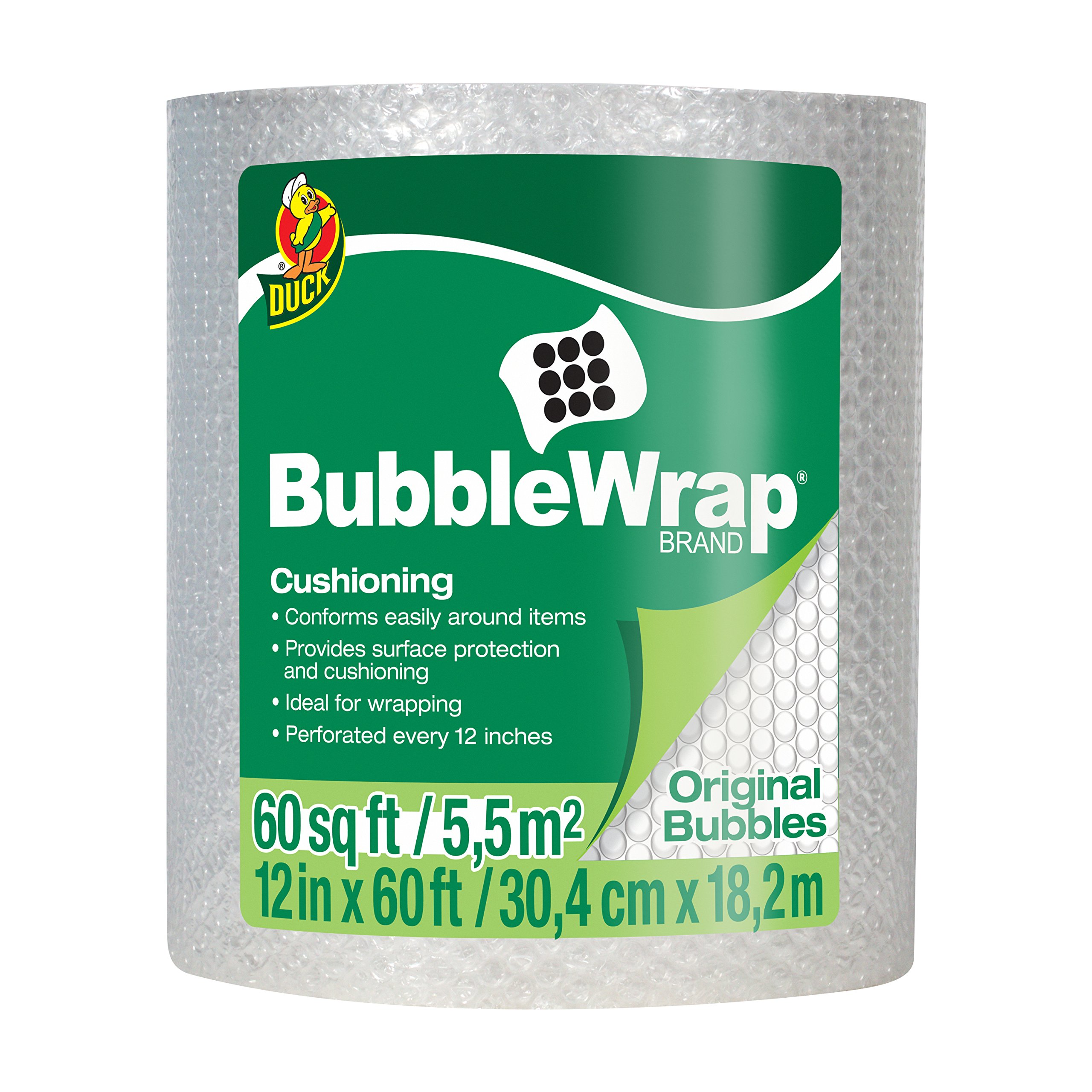 Algopix Similar Product 9 - Duck Brand Bubble Wrap Roll Original