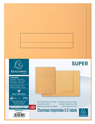 Algopix Similar Product 9 - Exacompta 335000E Super 210 Printed 2