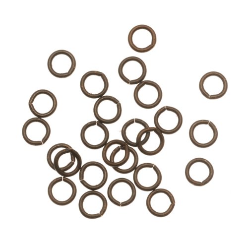 Algopix Similar Product 19 - Vintaj Natural Brass Jump Rings 4mm