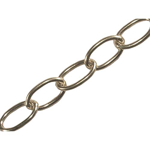 Algopix Similar Product 12 - Faithfull Oval Chain 1.8Mm 10M Chrome