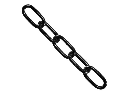 Algopix Similar Product 4 - Faithfull Black Japanned Chain 40mm X
