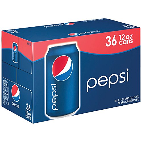 Algopix Similar Product 1 - Pepsi Cola Soda, 12 Ounce (36 Cans)