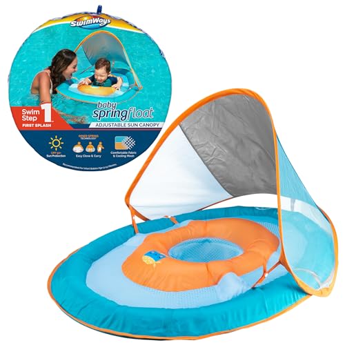 Algopix Similar Product 9 - SwimWays Baby Spring Float Sun Canopy