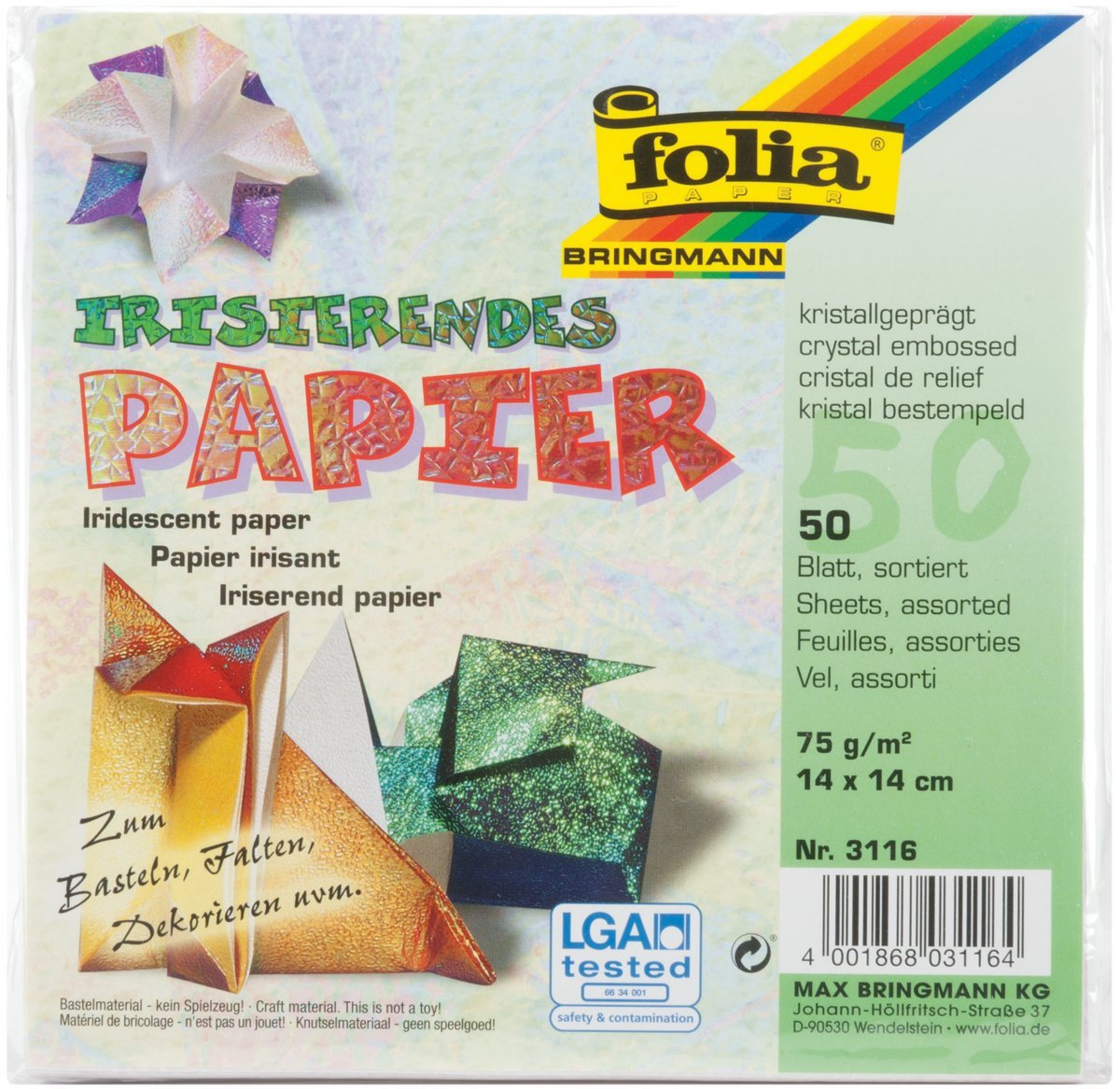 Algopix Similar Product 13 - Global Art Folia Origami Paper Crystal