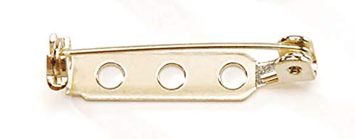 Algopix Similar Product 17 - Darice Pin Backs, 1-Inch, Gold, 48/Pkg