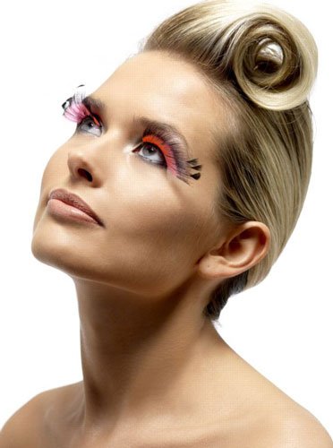Algopix Similar Product 9 - Fever Womens Eyelashes and Feather