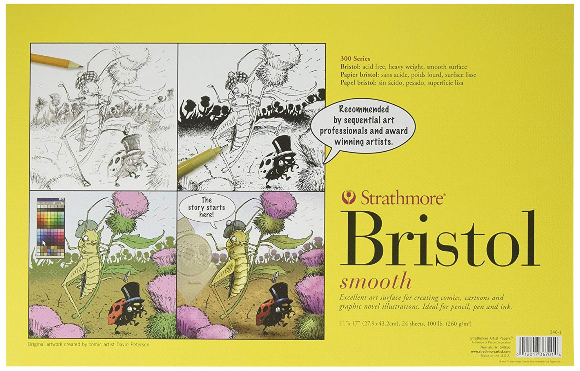 Algopix Similar Product 12 - Strathmore 300 Series Bristol Paper
