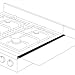 Algopix Similar Product 8 - Stovetop Extender SE24BLA Oven Gap