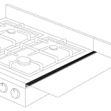 Algopix Similar Product 2 - Stovetop Extender SE24BLA Oven Gap