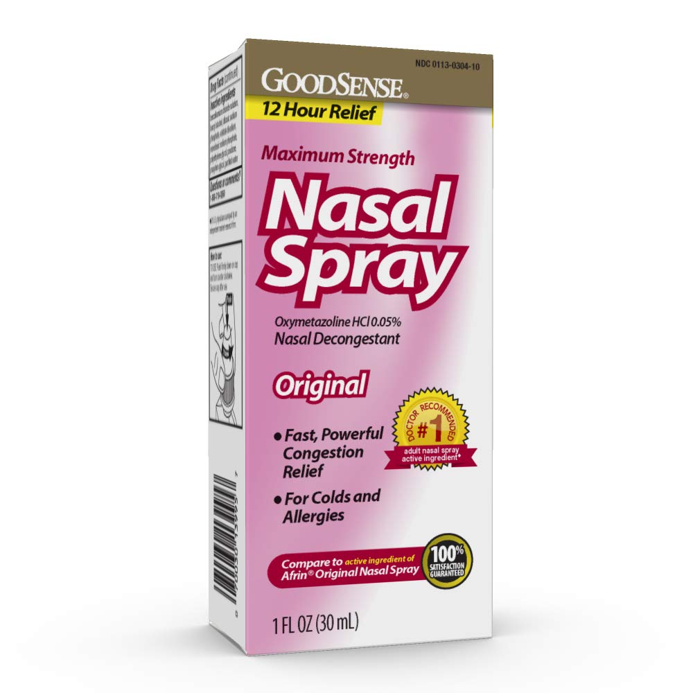 Algopix Similar Product 11 - GoodSense Maximum Strength Nasal Spray