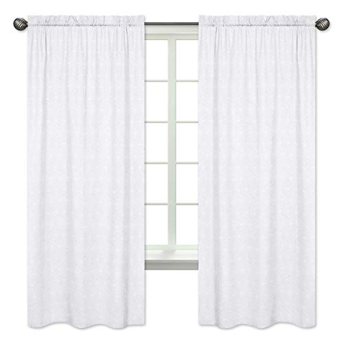 Algopix Similar Product 12 - White Eyelet Window Treatment Panels