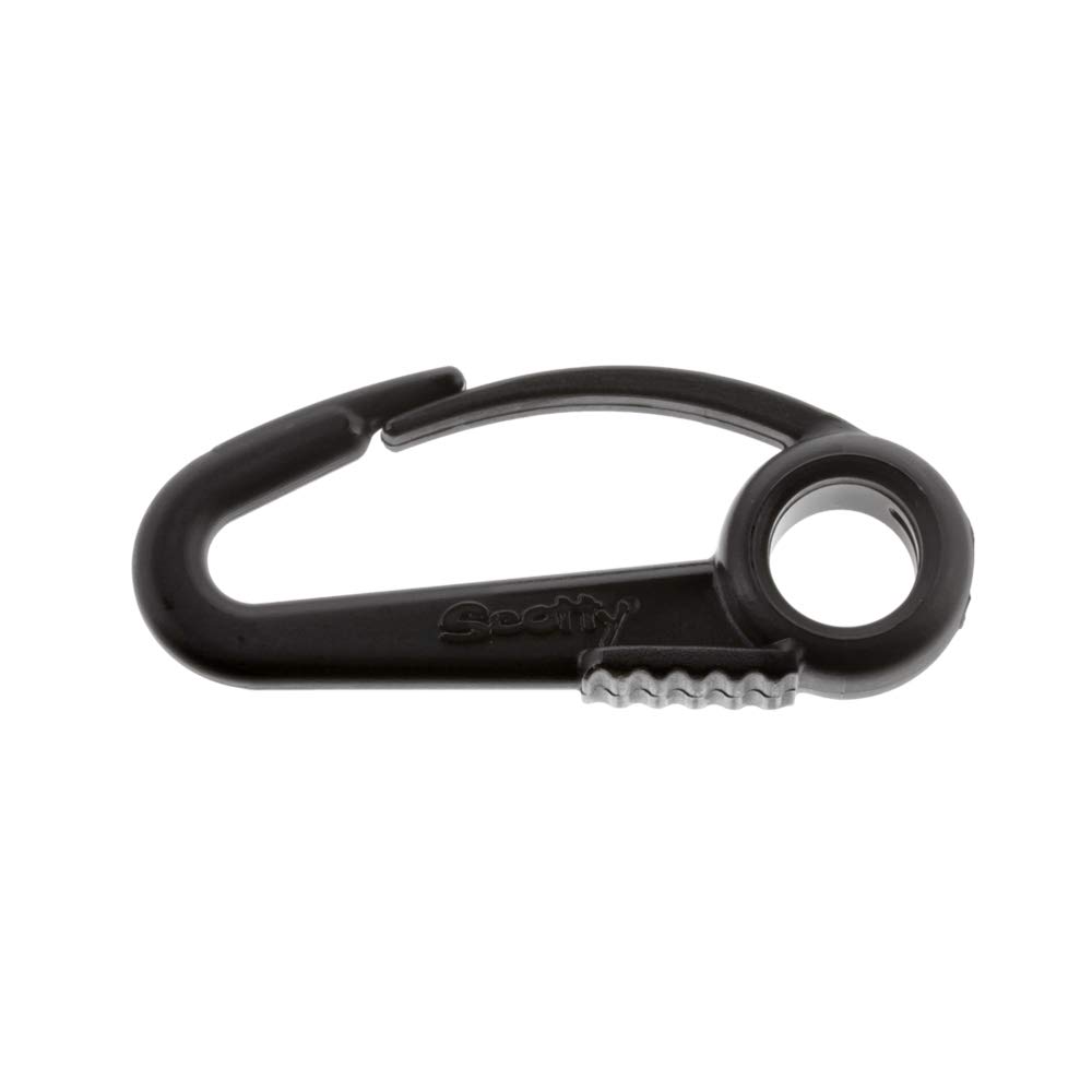 Algopix Similar Product 10 - Scotty 590BK Nylon Snap Hook Black